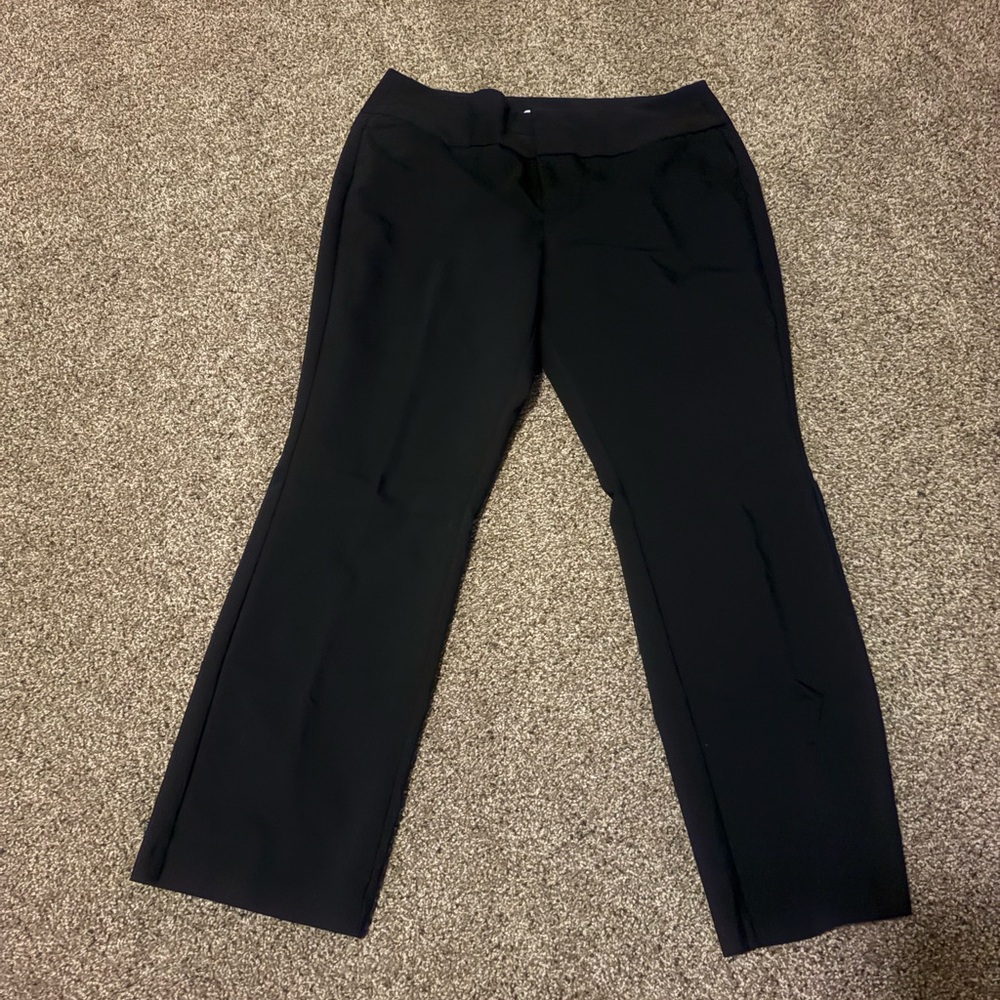 Elle Black Straight Leg Women's Pants